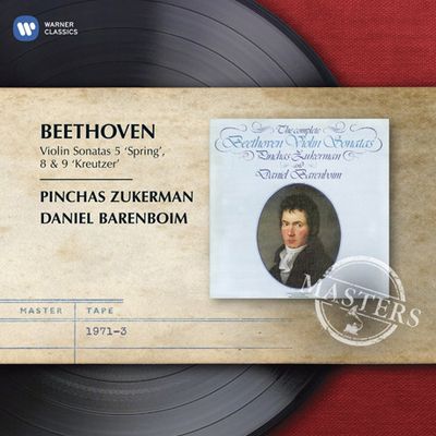 VIOLIN SONATAS 5,8 & 9/ PINCHAS ZUKERMAN, DANIEL BARENBOIM [WARNER MASTERS] [베토벤: 바이올린 소나타 ]