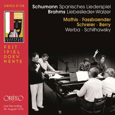 SPANISCHES LIEDERSPIEL & LIEBESLIEDER-WALZER/ EDITH MATHIS, PETER SCHREIER, BRIGITTE FASSBAENDER, WALTER BERRY [슈만: 스페인 노래극, 브람스: 사랑의 노래 왈츠]