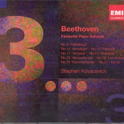 FAVOURITE PIANO SONATAS/ STEPHEN KOVACEVICH