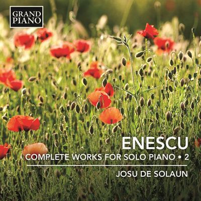 COMPLETE WORKS FOR SOLO PIANO/ JOSU DE SOLAUN [에네스쿠: 피아노 소나타 3번, 종소리 모음곡, 전주곡과 푸가 등]