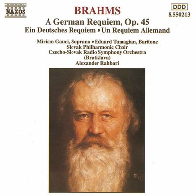 A GERMAN REQUIEM OP.45/ ALEXANDER RAHBARI [브람스: 독일 레퀴엠 - 라바리]