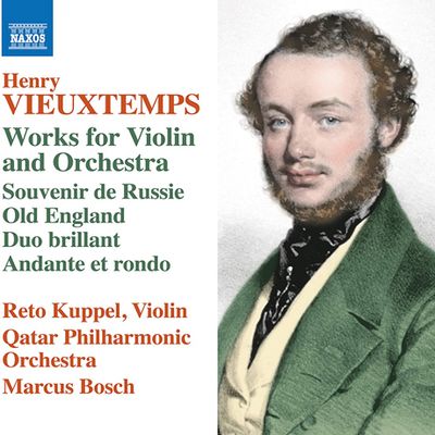 WORKS FOR VIOLIN AND ORCHESTRA/ RETO KUPPEL, MARCUS BOSCH [비외탕: 바이올린과 오케스트라를 위한 작품집 - 레토 쿠펠, 마르쿠스 보슈]