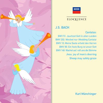 CANTATAS BWV 51,202,10,80,140/ KARL MUNCHINGER [바흐: 칸타타 - 칼 뮌힝거]