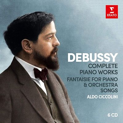 COMPLETE PIANO WORKS, FANTAISIE FOR PIANO & ORCHESTRA, SONGS/ ALDO CICCOLINI [드뷔시: 피아노 작품 전집 - 알도 치콜리니]
