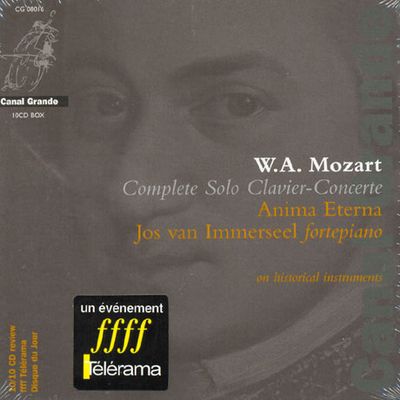 COMPLETE SOLO CLAVIER CONCERTE/ ANIMA ETERNA/ JOS VAN IMMERSEEL