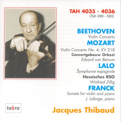 BEETHOVEN, MOZART, LALO, FRANCK VIOLIN CONCERTOS/ EDUARD VAN BEINUM [재발매 한정반 35,36집]