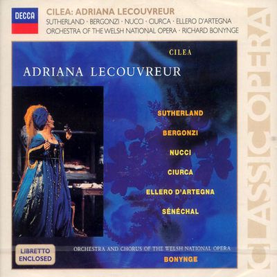 ADRIANA LECOUVREUR/ JOAN SUTHERLAND/ RICHARD BONYNGE