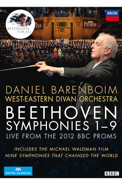 SYMPHONIES 1-9: LIVE FROM THE 2012 BBC PROMS/ DANIEL BARENBOIM [다니엘 바렌보임 & 서동시집 오케스트라: 베토벤 교향곡 전곡 공연실황 & 다큐멘터리]