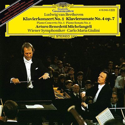 PIANO CONCERTO NO.1 & SONATA NO.4/ ARTURO BENEDETTI MICHELANGELI, CARLO MARIA GIULINI [베토벤: 피아노 협주곡 1번, 소나타 4번 - 미켈란젤리, 줄리니]