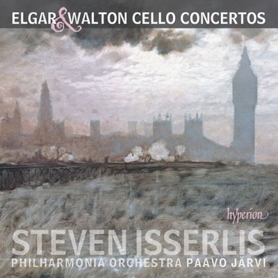 CELLO CONCERTOS/ STEVEN ISSERLIS, PAAVO JARVI [엘가 & 월튼: 첼로 협주곡 - 이설리스, 예르비]