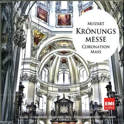 CORONATION MASS/ KOLNER KAMMERCHOR, PETER NEUMANN [INSPIRATION] [모차르트: 대관식미사]
