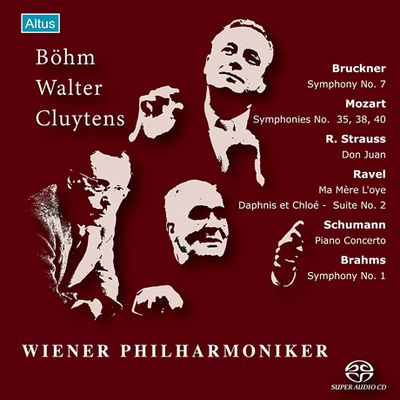 WIENER PHILHARMONIKER LIVE COLLECTION/ KARL BOHM, BRUNO WALTER, ANDRE CLUYTENS [SACD HYBRID] [빈 필하모닉 오케스트라 명연집: ORF 전후 라이브 연주 - 칼 뵘, 발터, 클뤼탕스]