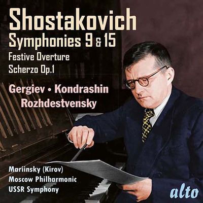 SYMPHONY NOS.9 & 15/ GENNADY ROZHDESTVENSKY, VALERY GERGIEV, KIRILL KONDRASHIN [쇼스타코비치: 교향곡 9, 15번 - 로제스트벤스키, 게르기에프, 콘드라신]