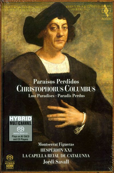 CHRISTOPHRUS COLUMBUS: LOST PARADISES/ JORDI SAVALL [콜럼버스: 실낙원-하드커버 북/ SACD HYBRID]