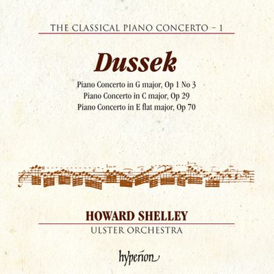 THE CLASSICAL PIANO CONCERTO 1/ HOWARD SHELLEY [고전주의 피아노 협주곡 1집: 두섹 - 하워드 셸리]