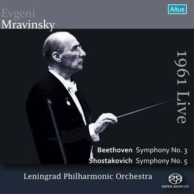 SYMPHONY NO.3 & NO.5/ EVGENI MRAVINSKY [SACD] [쇼스타코비치: 교향곡 5번 & 베토벤: 교향곡 3번]