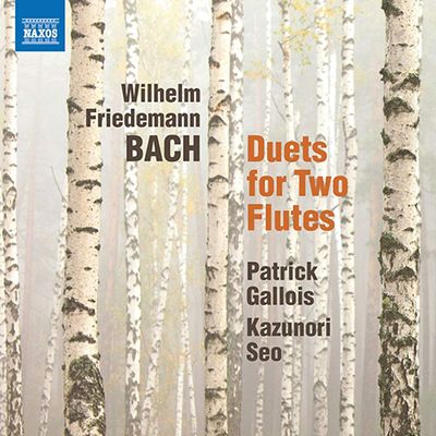 DUETS FOR TWO FLUTES/ PATRICK GALLOIS, KAZUNORI SEO [빌헬름 프리드만 바흐: 두 대의 플루트를 위한 6개의 이중주 - 패트릭 갈루아]