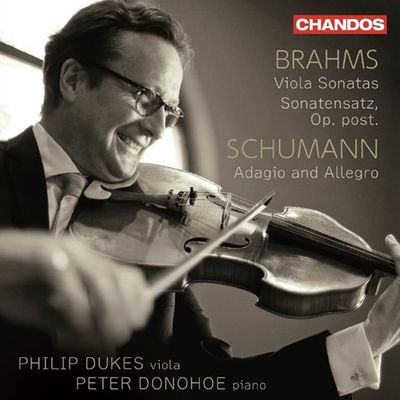 VIOLA SONATAS & ADAGIO AND ALLEGRO/ PHILIP DUKES, PETER DONOHOE [브람스: 비올라 소나타 1, 2번 & 슈만: 아다지오와 알레그로 - 필립 듀크스]
