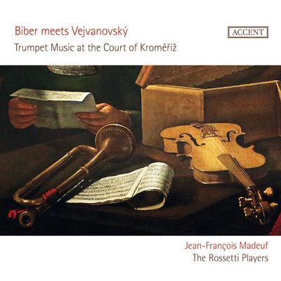 BIBER MEETS VEJVANOVSKY: TRUMPET MUSIC AT THE COURT OF KROMERIZ/ JEAN-FRANCOIS MADEUF [크로메르지시 궁정의 트럼펫 음악: 비버, 베이바노프스키, 프로베르거, 베르탈리]