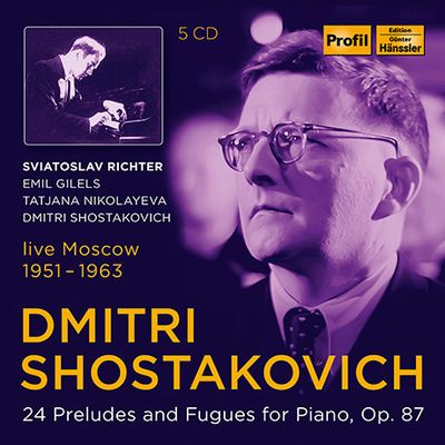 PRELUDES & FUGUES/ SVIATOSLAV RICHTER, EMIL GILELS, TATIANA NIKOLAYEVA [쇼스타코비치: 24곡의 프렐류드와 푸가 - 리히터, 길렐스, 니콜라에바]