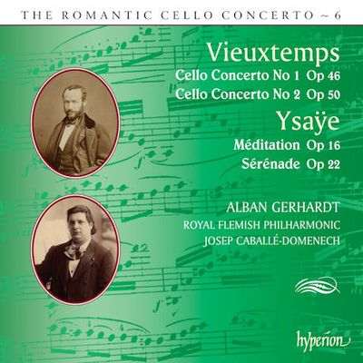 CELLO CONCERTOS/ ALBAN GERHARDT, JOSEP CABALLE-DOMENECH [ROMANTIC CELLO CONCERTO 6] [비외탕 & 이자이: 낭만주의 첼로 협주곡 시리즈 6]
