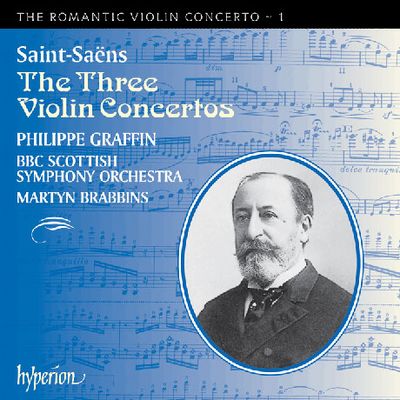 THE THREE VIOLIN CONCERTOS/ PHILIPPE GRAFFIN, MARTYN BRABBINS