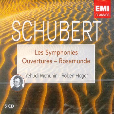 SYMPHONIES/ OUVERTURES/ ROSAMUNDE/ YEHUDI MENUHIN/ ROBERT HEGER