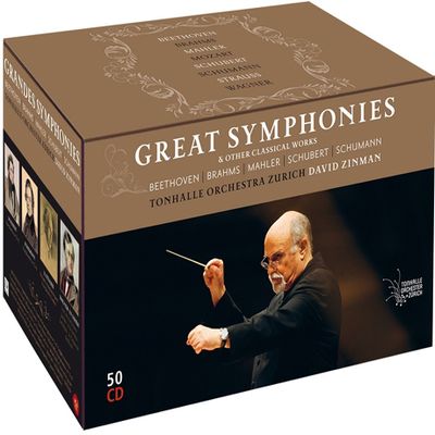 GREAT SYMPHONIES/ TONHALLE ORCHESTRA ZURICH [데이비드 진먼 & 톤할레 취리히 오케스트라 전집 한정반 박스세트]