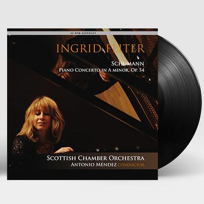 PIANO CONCERTO OP.54/ INGRID FLITER, ANTONIO MENDEZ [슈만: 피아노 협주곡 - 잉그리드 플리터] [180G 45RPM LP]