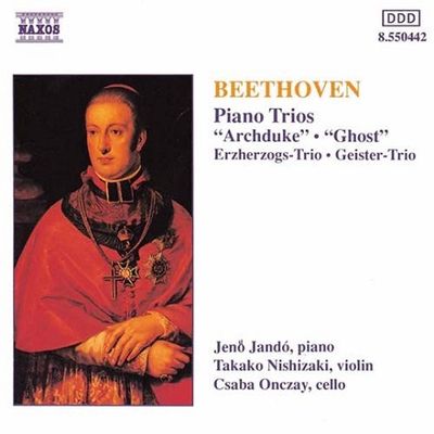PIANO TRIOS ”ARCHDUKE” & ”GHOST”/ JENO JANDO, TAKAKO NISHIZAKI, CSABA ONCZAY [베토벤: 대공, 고스트 피아노 트리오 - 얀도, 니시자키, 온차이]