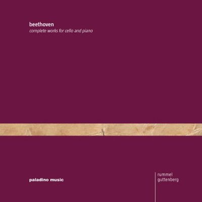 COMPLETE WORKS FOR CELLO AND PIANO/ MARTIN RUMMEL, GERDA GUTTENBERG [베토벤: 첼로와 피아노를 위한 작품 전곡]