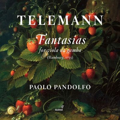 FANTASIAS FOR VIOLA DA GAMBA/ PAOLO PANDOLFO [텔레만: 무반주 비올라 다 감바 환상곡 - 파올로 판돌포]