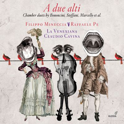 A DUE ALTI: CHAMBER DUETS/ FILIPPO MINECCIA, RAFFAELE PE [보논치니, 스테파니, 마르첼로, 헨델: 실내2중창 작품들]