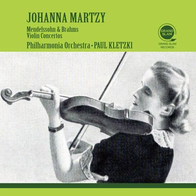 VIOLIN CONCERTOS/ JOHANNA MARTZY, PAUL KLETZKI [멘델스존 & 브람스: 바이올린 협주곡 - 요한나 마르치, 클레츠키]