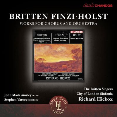 WORKS FOR CHORUS AND ORCHESTRA/ RICHARD HICKOX [브리튼,핀지,홀스트: 합창과 오케스트라를 위한 작품집]