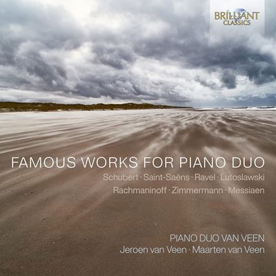 FAMOUS WORKS FOR PIANO DUO/ PIANO DUO VAN VEEN [피아노 듀오 명곡 모음집: 슈베르트, 생상스, 라벨 외 - 피아노 듀오 반 빈]