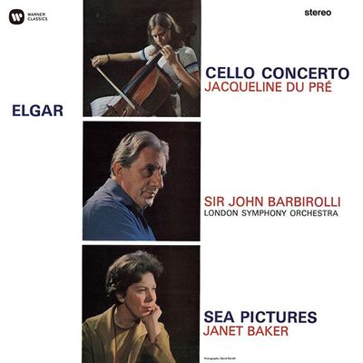 CELLO CONCERTO, SEA PICTURES/ JACQUELINE DU PRE [엘가: 첼로 협주곡 & 바다 풍경 - 자클린드 뒤프레] [MQA-UHQ CD]