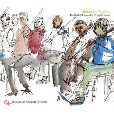 SEXTET SONATAS FOR STRING ORCHESTRA/ STUTTGART CHAMBER ORCHESTRA, BENJAMIN HUDSON [브람스: 현악 6중주 - 슈투트가르트 챔버오케스트라]