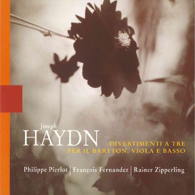 DIVERTIMENTI A TRE PER IL BARYTON, VIOLA E BASSO/ PHILIPPE PIERLOT, FRANCOIS FERNANDEZ, RAINER ZIPPERLING