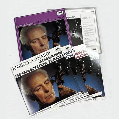 SUITEN FUR VIOLONCELLO SOLO NR.1-6 [엔리코 마이나르디: 바흐 무반주 첼로 모음곡 전곡] [180G LP BOX]