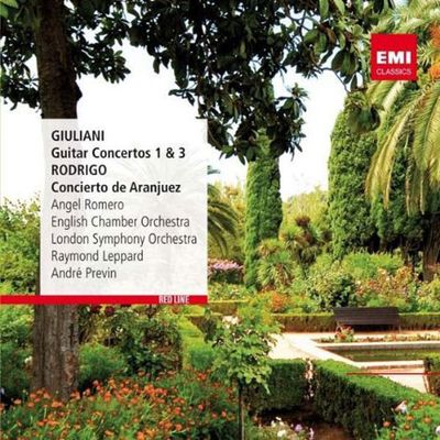 GUITAR CONCERTOS 1 & 3/ ANGEL ROMERO, ANDRE PREVIN [RED LINE]