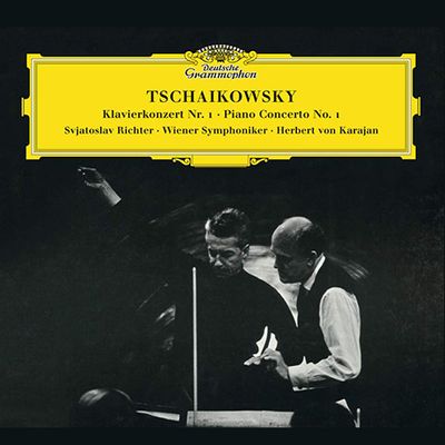PIANO CONCERTO NO.1, VARIATIONS ON A ROCOCO THEME/ SVIATOSLAV RICHTER, HERBERT VON KARAJAN [차이코프스키: 피아노 협주곡 1번, 로코코 변주곡 - 리히터, 로스트로포비치, 카라얀]