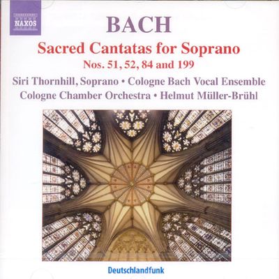SACRED CANTATAS FOR SOPRANO/ SIRI THORNHILL, HELMUT MULLER-BRUHL