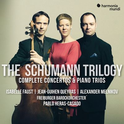 SCHUMANN TRILOGY. COMPLETE CONCERTOS & PIANO TRIOS/ PABLO HERAS-CASADO [슈만: 피아노 트리오 & 협주곡 전곡 - 파블로 헤라스-카사도] [3CD+BD]]