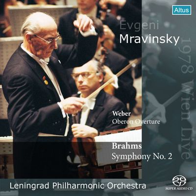 SYMPHONY NO.2 & OBERON OVERTURE/ EVGENI MRAVINSKY [SACD] [브람스: 교향곡 2번 & 베버: 오베론 서곡]