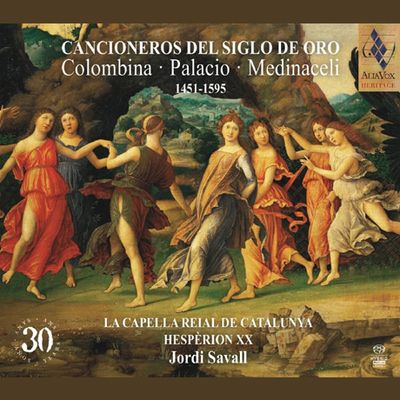 CANCIONEROS DEL SIGLO ORO 1451-1595/ LA CAPELLA REIAL DE CATALUNYA, HESPERION 20, JORDI SAVALL [SACD HYBRID] [황금시대 칸시오네로집 - 조르디 사발]