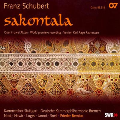 SAKONTALA/ FRIEDER BERNIUS [슈베르트 오페라 `사콘탈라` 세계최초 레코딩]