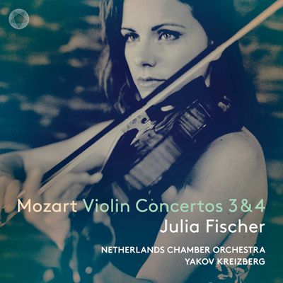 VIOLIN CONCERTOS 3 & 4/ JULIA FISCHER, YAKOV KREIZBERG [모차르트: 바이올린 협주곡 3, 4번(스테레오 재발매) - 율리아 피셔]