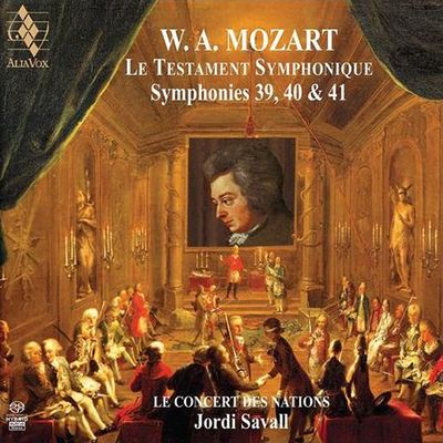 LE TESTAMENT SYMPHONIQUE: SYMPHONIES NOS.39, 40 & 41/ JORDI SAVALL [SACD HYBRID] [모차르트: 교향곡에 보내는 유언 39, 40, 41번 - 르 콩세르 드 나시옹, 조르디 사발]