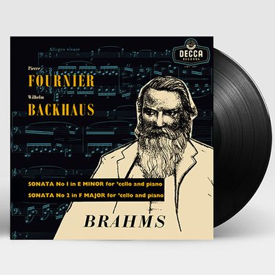 SONATAS FOR CELLO AND PIANO/ PIERRE FOURNIER, WILHELM BACKHAUS [브람스: 첼로 소나타 - 푸르니에, 박하우스] [ANALOGPHONIC 180G LP]]